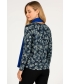 Flower Print Long Sleeve Top With Scarf