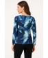 RABE GRAPHIC PRINT LONG SLEEVE TOP
