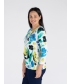 TROPICAL PRINT TOP & 3/4 SLEEVE
