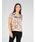 Leaf Print Lace T - Shirt