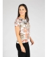 Leaf Print Lace T - Shirt