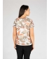 Leaf Print Lace T - Shirt