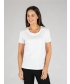 LACE TRIM RIB T SHIRT ROUND NECK- TS29989