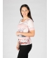 Printed Burnout T - Shirt Round Neck 