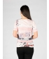 Printed Burnout T - Shirt Round Neck 
