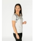 Square Neck Daisy Print T - Shirt 