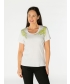 Leaf Print Short Sleeve T - Shirt 