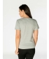 TRAILING LEAF PRINT ROUND NECK SHORT SLEEVE- TS30100