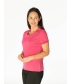 Round Neck T-Shirt With Lace Short Sleeve- TS29995
