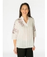 Schiffly Tunic With Floral Embroidery- TU30013