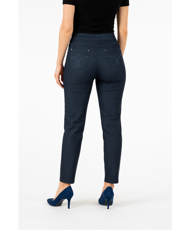 EMBROIDERED POCKET TROUSER 27