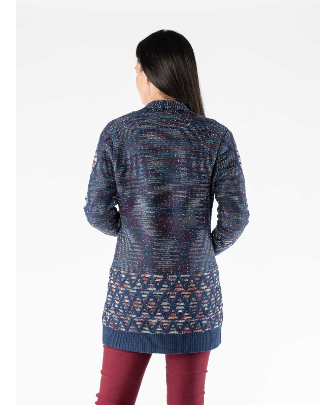 LONGLINE EDGE TO EDGE CARDIGAN LONG SLEEVE