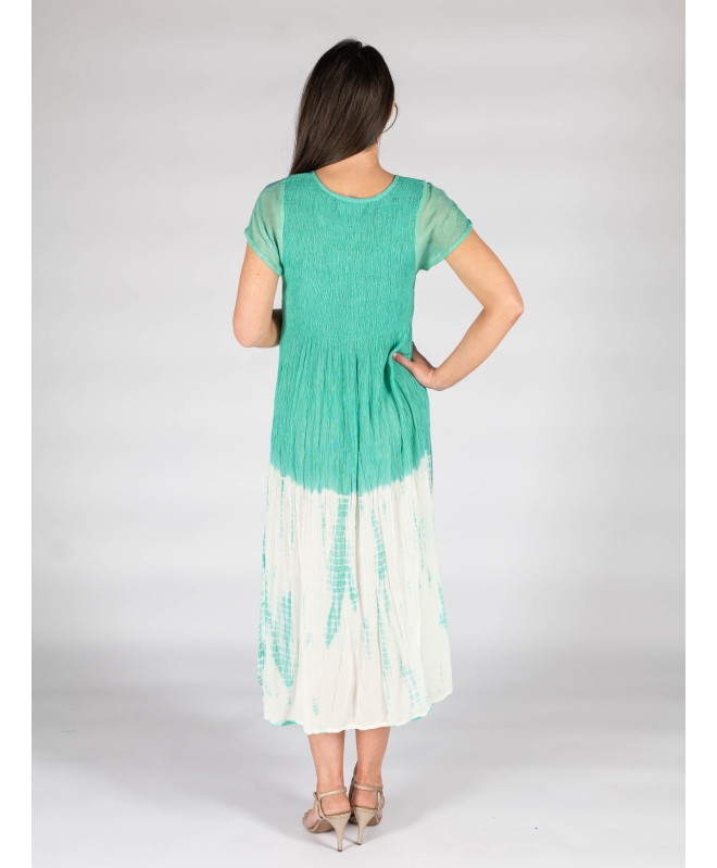 TIE DYE PRINT ROUND NECK- D30130