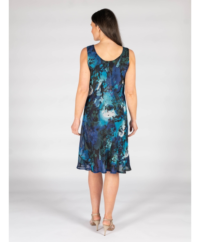 Blue 41 inch reversible print 