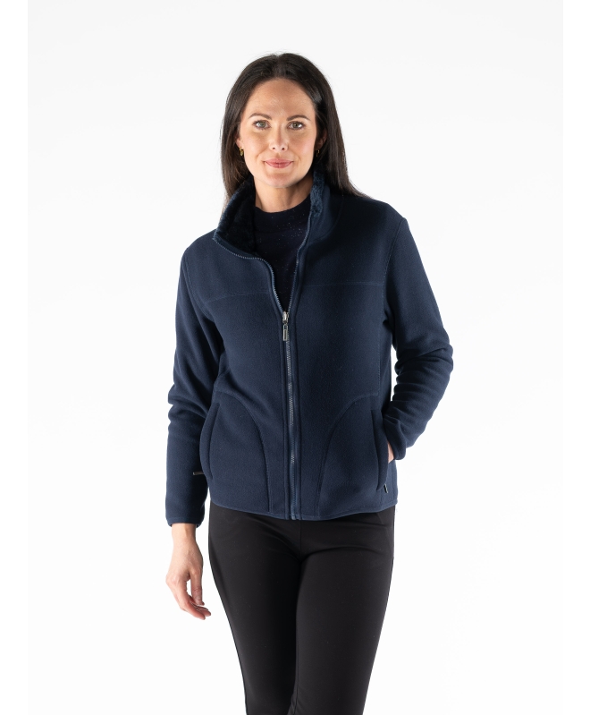 Reversible Fleece Jacket With Pockets