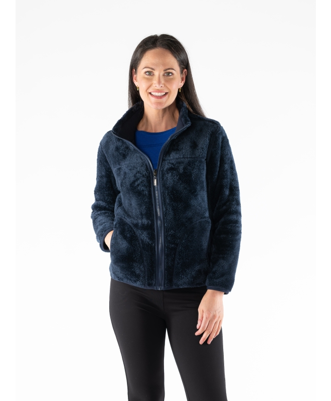 Reversible Fleece Jacket With Pockets