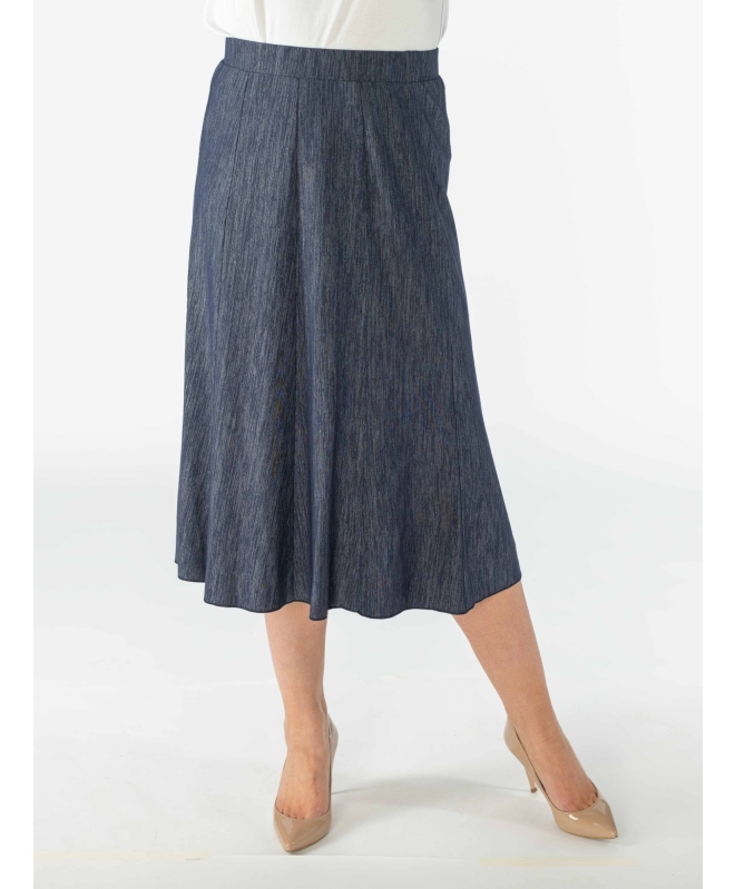 Elastic waist skirt with lining sale