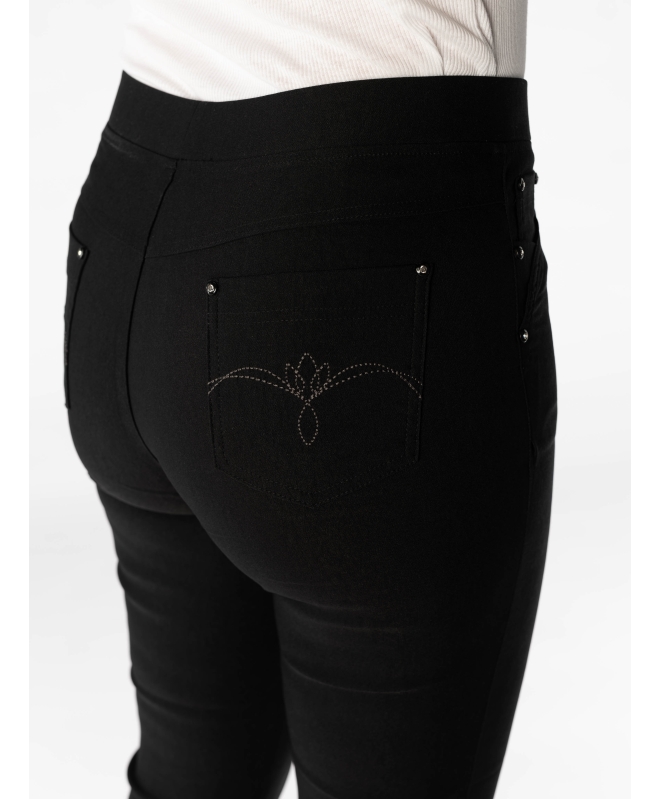 27  INCH LEG FRONT STITCH TROUSER ELASTIC