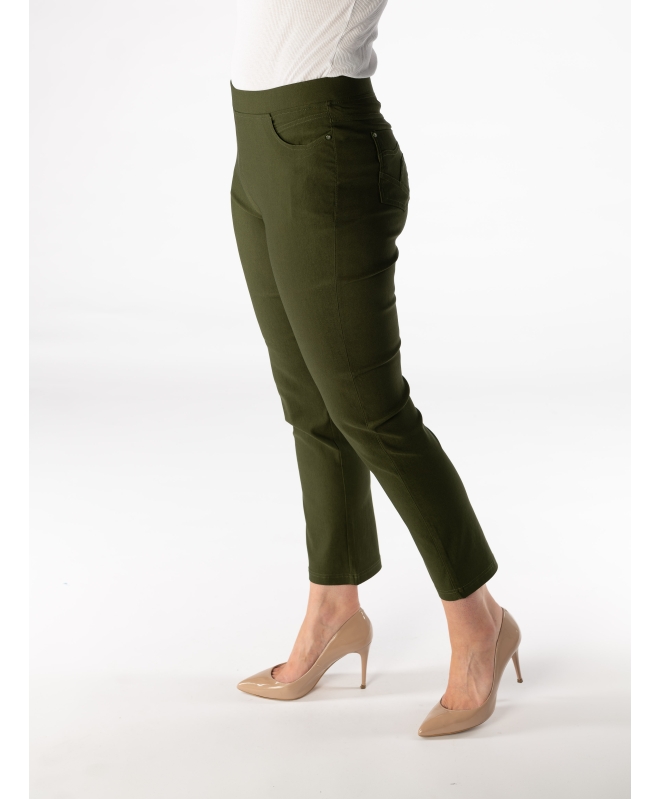 27 inch leg pocket panel trouser elasticed