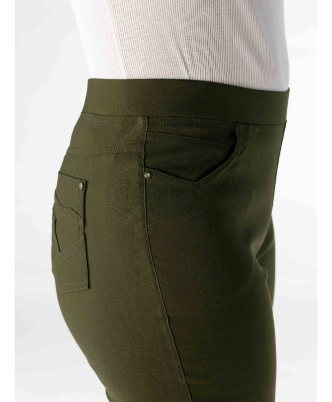 27 inch leg pocket panel trouser elasticed