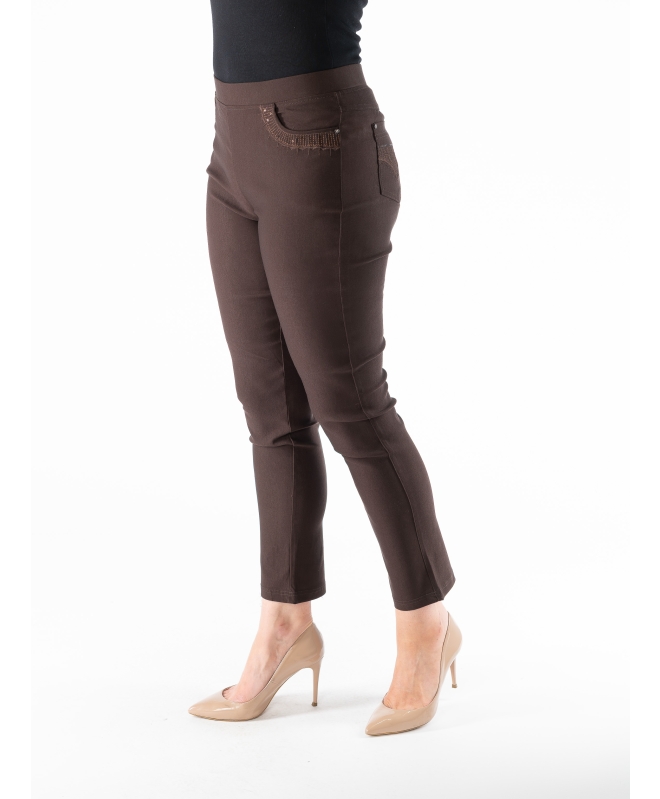 EMBROIDERED POCKET TROUSER 29