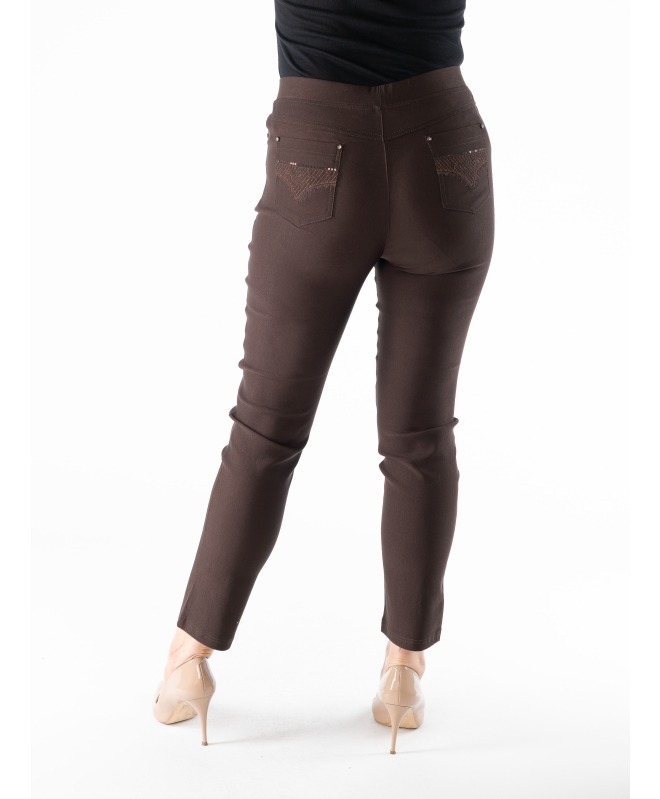 EMBROIDERED POCKET TROUSER 29