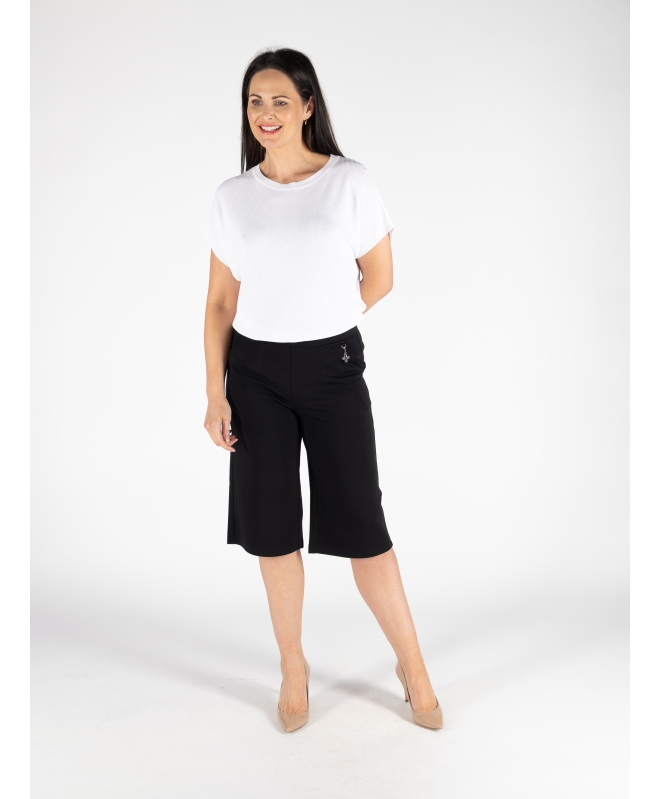 SMART WIDE LEG CROPPED TROUSER 22 INCH