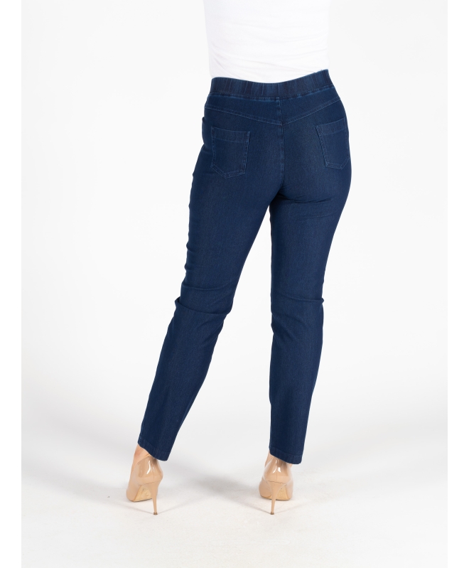 29 INCH DENIM TROUSER METAL TRIM POCKETS