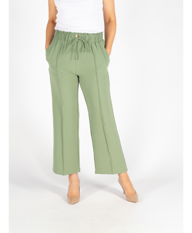 AIRFLOW WIDE LEG 29 INCH TROUSER ELAS WAIST