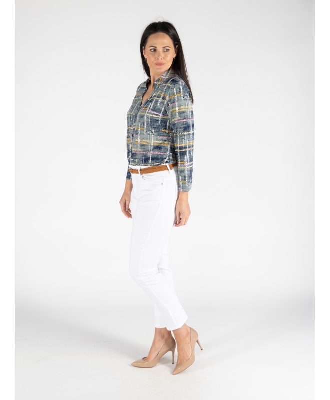 29 INCH GARMENT DYE JEANS WITH BELT