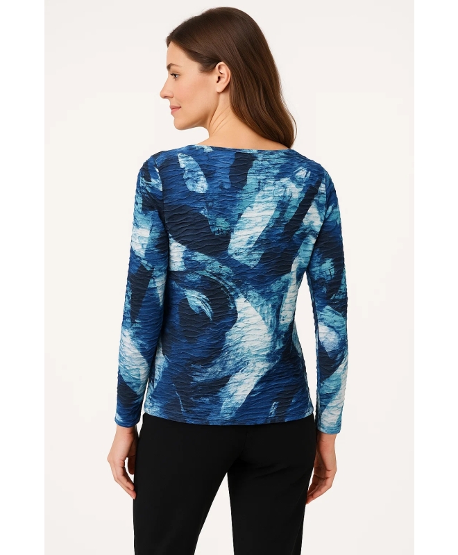 RABE GRAPHIC PRINT LONG SLEEVE TOP