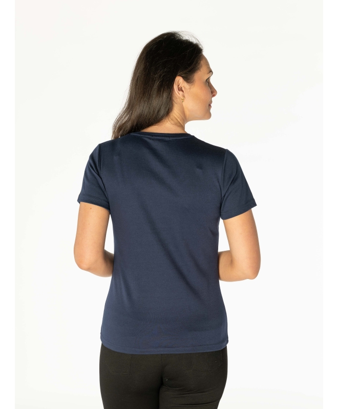 Flower  T - Shirt Round Neck 