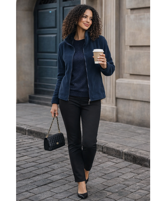 Reversible Fleece Jacket With Pockets