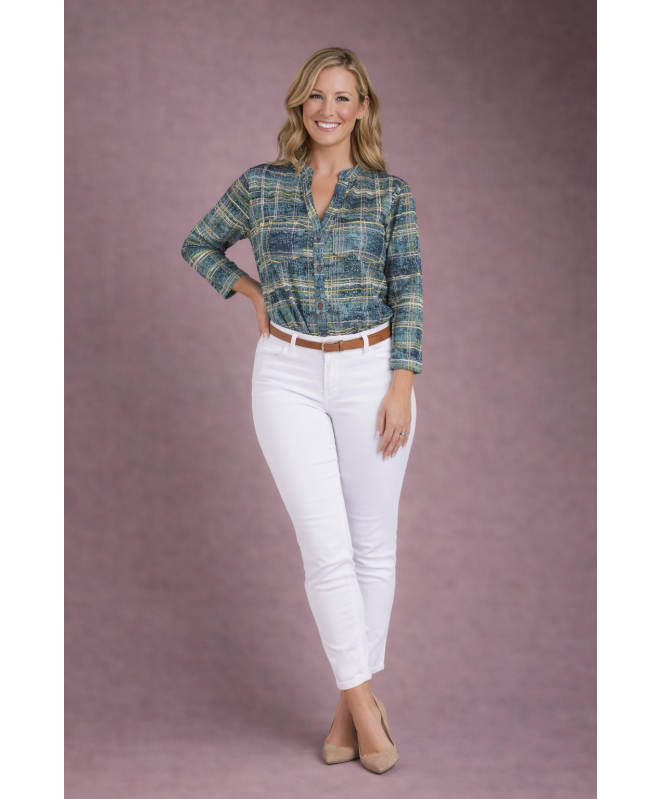 29 INCH GARMENT DYE JEANS WITH BELT