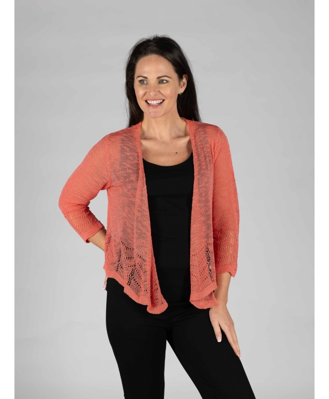 3/4 Sleeve Knitted Shrug- SH30082