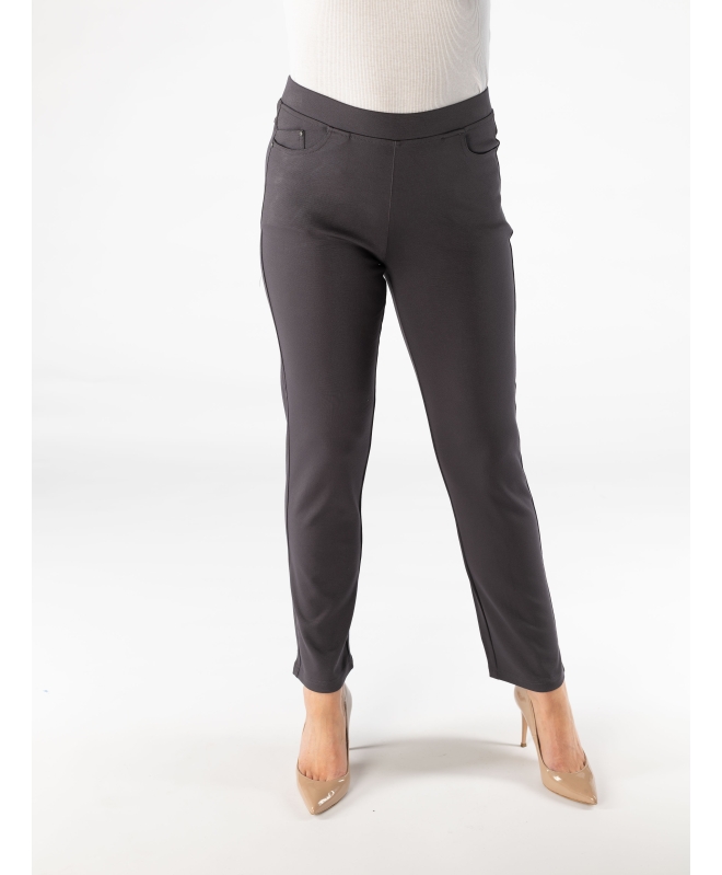 Grey Panel Pocket Trouser 29" elasticated